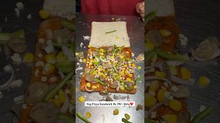 Veg Pizza Sandwich Rs 79 Only😱❤️ youtubeshorts trending viral sandwich pizza streetfood [upl. by Ardnoed987]