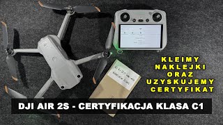 DJI Air 2s  Certyfikacja Klasa C1 dla DJI Air 2s krokpokroku c1 air2s cz2 [upl. by Sucy821]