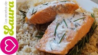 Como hacer SALMON al romero DELICIOSO Y FACIL  Comida Saludable [upl. by Cassilda]