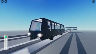 New LRT Line Game Roblox  Bombardier APM 100  Oasis to Skyhill [upl. by Ralli526]