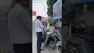 Dont Drive Without Helmet 🪖 THE TRAFFIC COP PRASHANT TOMAR shorts shortsfeed [upl. by Yettie]