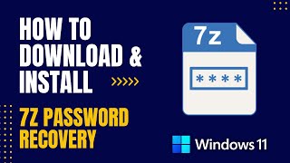 How to Download and Install 7z Password Recovery For Windows [upl. by Oryaj]