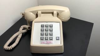 Cortelco Push Button Phone Ringing Demo Made in USA [upl. by Naesar]