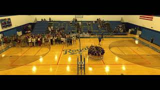 South Prairie High School Varsity vs Bottineau High School Womens Varsity Volleyball [upl. by Uhp987]