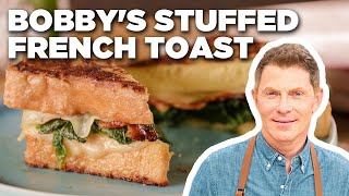 Bobby Flays Savory Stuffed French Toast  Brunch  Bobby’s  Food Network [upl. by Yesnikcm]