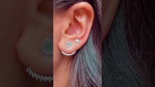 diamond earrings for women bollywood music song love bollywoodsongs earrings earpiercingideas [upl. by Ronna]