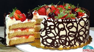 TARTA FÁCIL PARA LUCIRTE EN CUALQUIER OCASIÓN Loli Domínguez  Recetas paso a paso tutorial [upl. by Dnalrag]