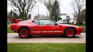 1986 DeTomaso Pantera GT5S Walkaround Video [upl. by Shama]