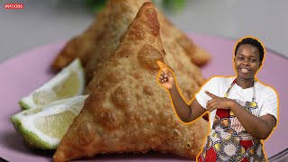 SAMOSA Part 2 Filling amp Cooking Step By Step Tutorial  How To Make Samosa Recipe  Infoods [upl. by Annaegroeg534]