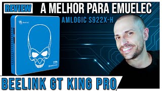 Review Beelink GT King PRO processador Amlogic S922XH a melhor TV Box para EmuELEC e retro games [upl. by Lennard]