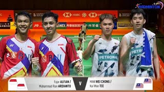 Fajar AlfianMuhammad Rian Ardianto INA vs Man Wei ChongKai Wun TeeMAS R16 MD Kumamoto Masters [upl. by Eda]