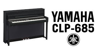 Yamaha Clavinova CLP685 Demo [upl. by Meerak294]