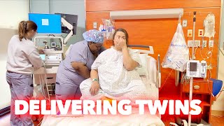 TWINS BIRTH VLOG  LABOR AND DELIVERY  Family 5 Vlogs [upl. by Efal]