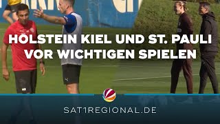 Holstein Kiel und FC St Pauli vor wichtigen Spielen am Wochenende [upl. by Thilda166]