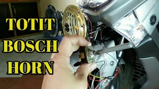 Wiring tutorial bosch horn  toggle switch [upl. by Esilanna]