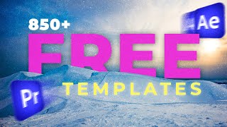 850 FREE Video Templates for Premiere Pro and After Effects [upl. by Sitoiganap20]