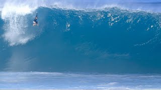 Huge Pipeline 2nd Reef Clean Up Sets Surfing Hawaii 112924  Massive Wipeout  Rising Wave [upl. by Eniamat]