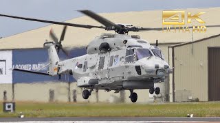 4K NH90 NFH from the Royal Netherlands NAVY N088 arrival RAF Fairford RIAT 2023 AirShow [upl. by Curtis]