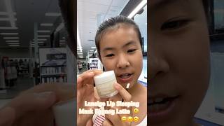 Laneige Lip Sleeping Mask  Eggnog Latte scent 😃😄😊 [upl. by Calvo]