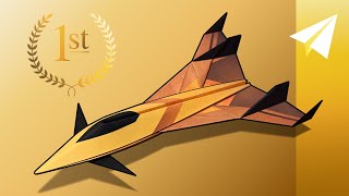 How to Make a COMPETITION WINNING Paper Airplane that Flies Really Far — E34 Bright Star [upl. by Joash]