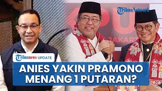 Anies Baswedan Sebut Hasil Quick Count Pilkada Jakarta Selesai 1 Putaran Minta Warga Tetap Mengawal [upl. by Yddub993]