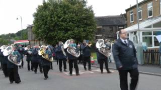 Brass Band in Mossley [upl. by Misaq]