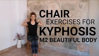 Chair Exercises for Kyphosis  Pilates amp Kyphosis [upl. by Iaw]