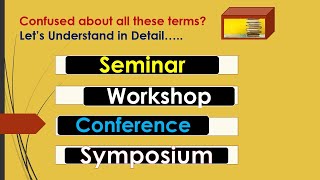 Conference Seminar Workshop SymposiumLearn with Sample  Presentation Skills [upl. by Elockin]