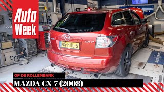 Mazda CX7 2008  Op de rollenbank [upl. by Anela509]