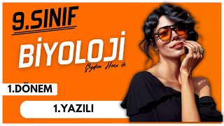 9 SINIF BİYOLOJİ 1 DÖNEM 1 YAZILI  YENİ MÜFREDAT20242025 yazılıvideolar [upl. by Qooraf]