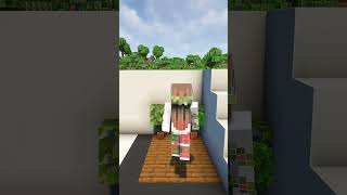 Minecraft Easy Modern House Tutorial🏠⚒️shorts [upl. by Miharbi]