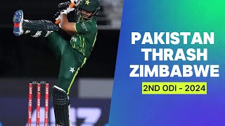 Pakistan Vs Zimbabwe 2nd Odi Match Full Review 2024  Pak Vs Zim [upl. by Akiem]