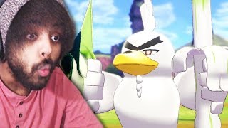 FARFETCHD EVOLVES SIRFETCHD REVEALED  Pokemon Sword amp Shield REACTION [upl. by Analat]