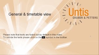 Untis 2016  General and timetable views [upl. by Ansaev]