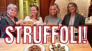 Struffoli an Italian Christmas Dessert  Giada De Laurentiis with her family [upl. by Nemzzaj217]