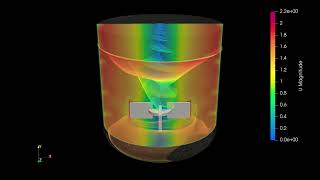 Mixing Vessel OpenFOAM [upl. by Jac83]