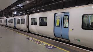 ThamesLink Leaving St Pancras London [upl. by Stormi252]