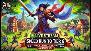 Speed Run to Tier 6  Albion Online Adventure [upl. by Eskill]