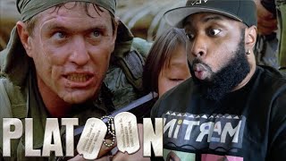 SERGEANT BARNES is a whole DEMON  PLATOON 1986 MOVIE REACTION [upl. by Airdnua]