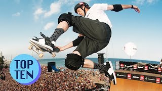 Top 10 Extreme Sports Moments of All Time [upl. by Asek]