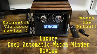 Beautiful Luxury Watch Winder  Virtuoso 2 Watch Winder Review [upl. by Gnad]