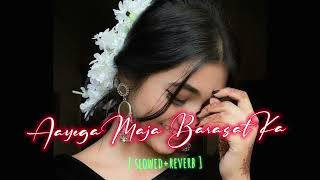 aayega maja ab barasat ka slowedreverbviralvideo hindisong song trending shortvideo [upl. by Aznola228]