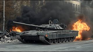 1 MINUTE AGO USMade Cluster Shell tore apart Russias new T14 Armata at Sudzha area [upl. by Nahej]