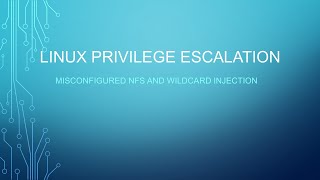 Linux Privilege Escalation Series Part 3 NFS and Wildcard [upl. by Hackett]