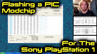 Sony PlayStation 1 Modchip PIC 12C508A Flashing [upl. by Yblok]