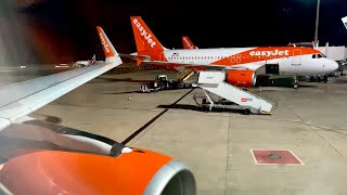 4K POWERFUL Palma de Mallorca Takeoff  PMI  EasyJet  A320 sharklets [upl. by Ydualc]