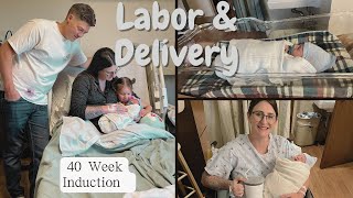 LABOR amp DELIVERY 2024  40 Week Induction  Positive Birth Experience with an Epidural [upl. by Ashatan164]