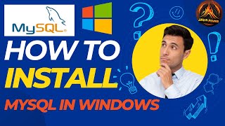 How to install mysql in windows OS  Java Fever [upl. by Mowbray404]