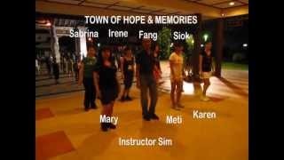 TOWN OF HOPE amp MEMORIES  Gitte Jakobsen  FRIENDSHIP PARK Line Dancers  26312 [upl. by Karney]