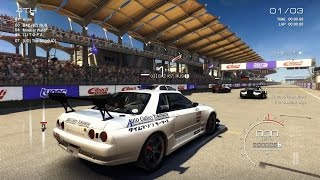 Grid Autosport PC Multiplayer Race  Auto Gallery Nissan Skyline R32 GTR Road amp Track Pack DLC [upl. by Ramma]